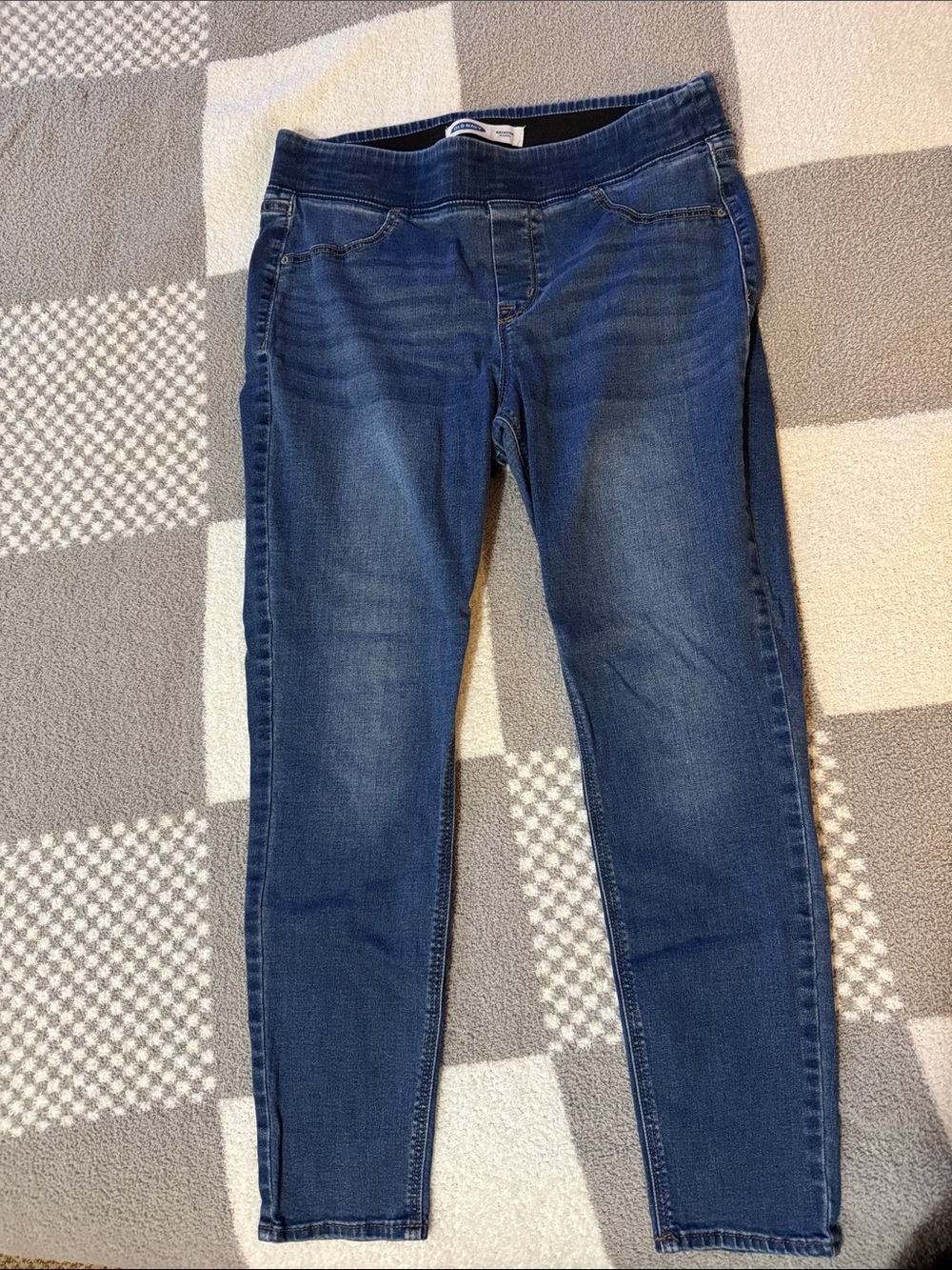 Old Navy Blue Stretch Jeggings — Slim Comfort Fit